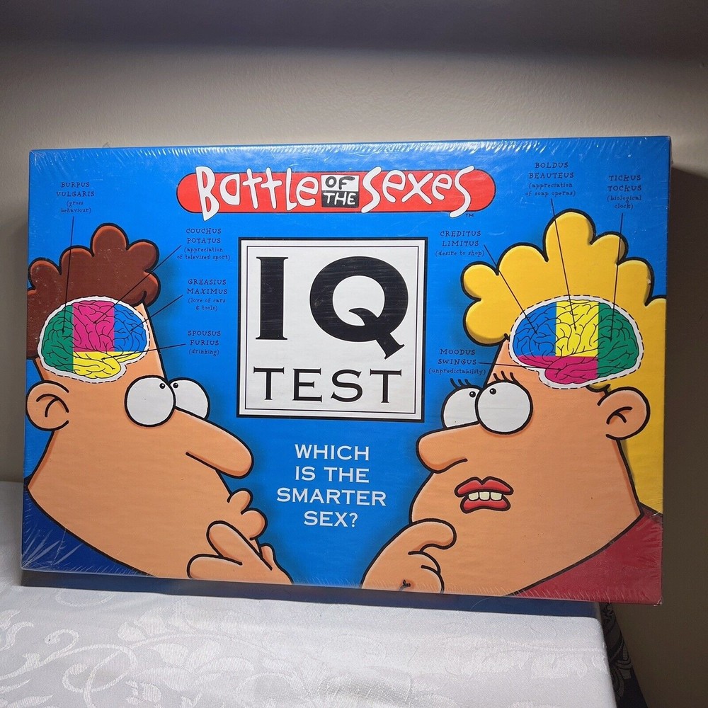 Battle of The Sexes IQ Test Board Game – 2003 Imagination Entertainment Sealed